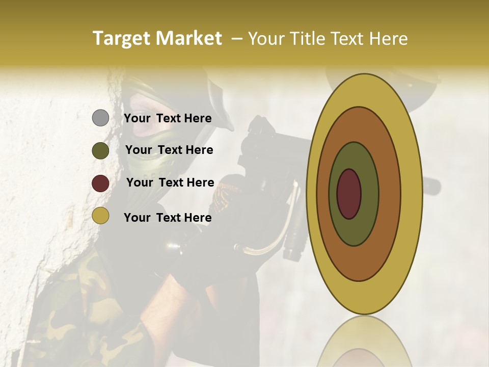 War Soldier Spring PowerPoint Template