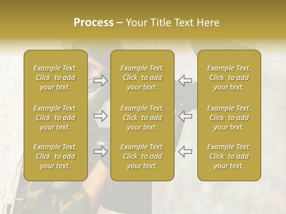 War Soldier Spring PowerPoint Template