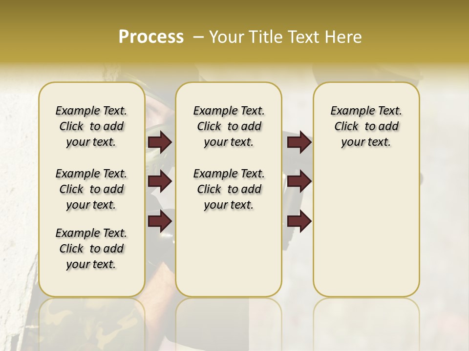 War Soldier Spring PowerPoint Template