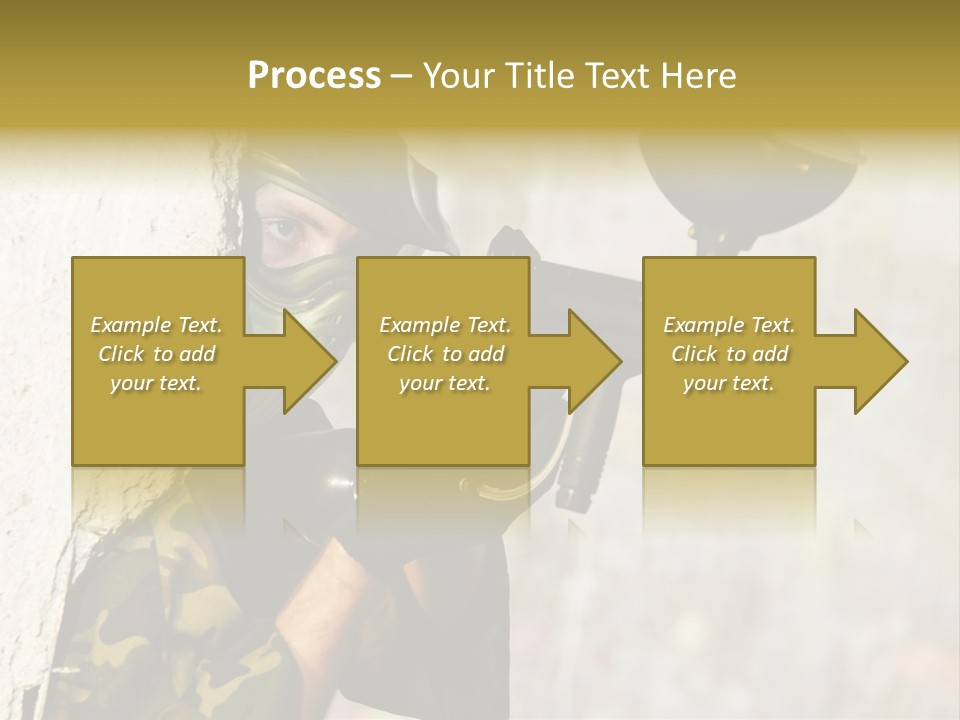 War Soldier Spring PowerPoint Template
