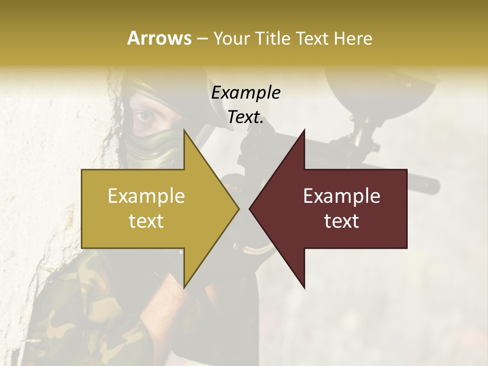 War Soldier Spring PowerPoint Template