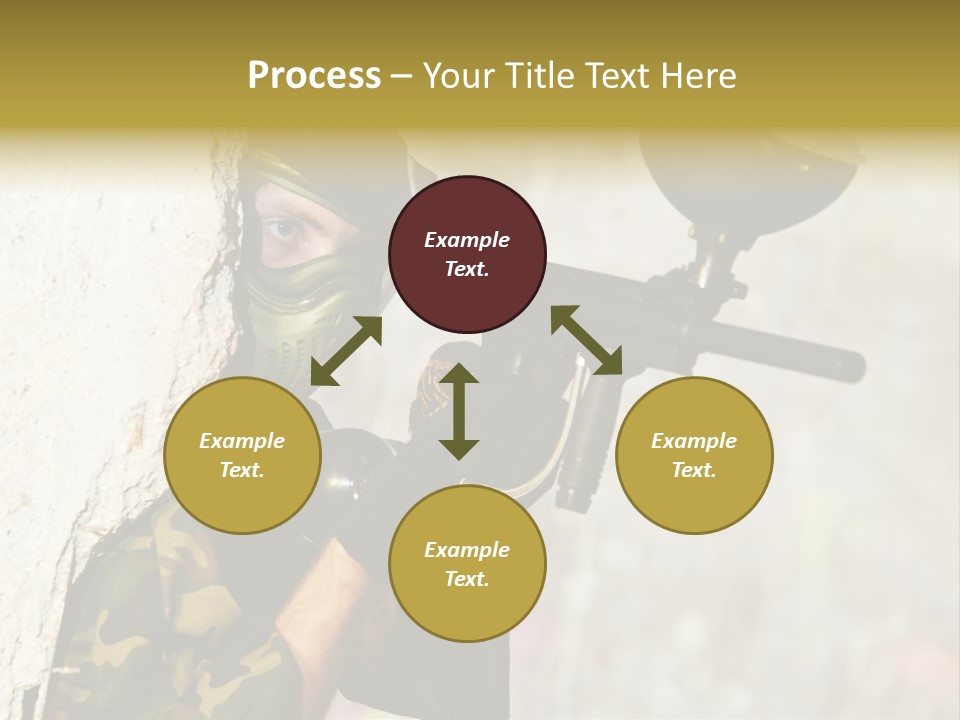War Soldier Spring PowerPoint Template
