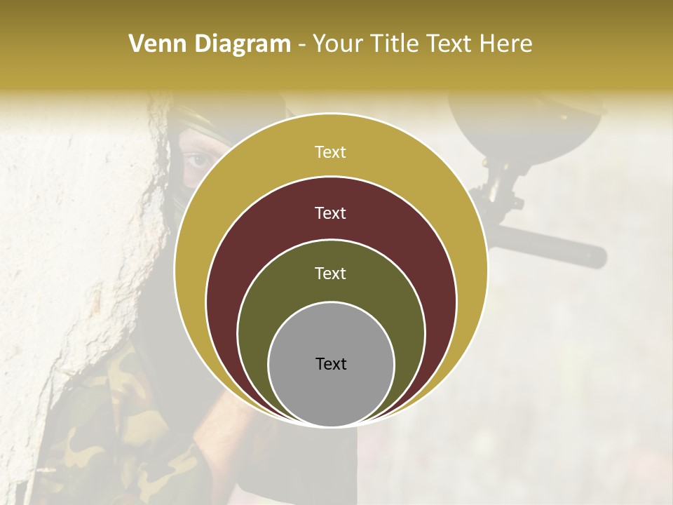 War Soldier Spring PowerPoint Template