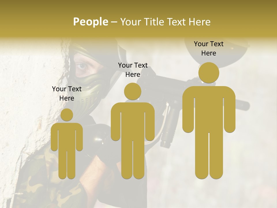War Soldier Spring PowerPoint Template