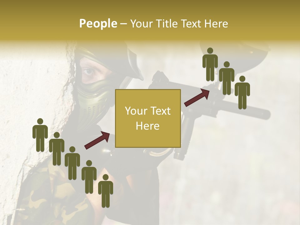 War Soldier Spring PowerPoint Template