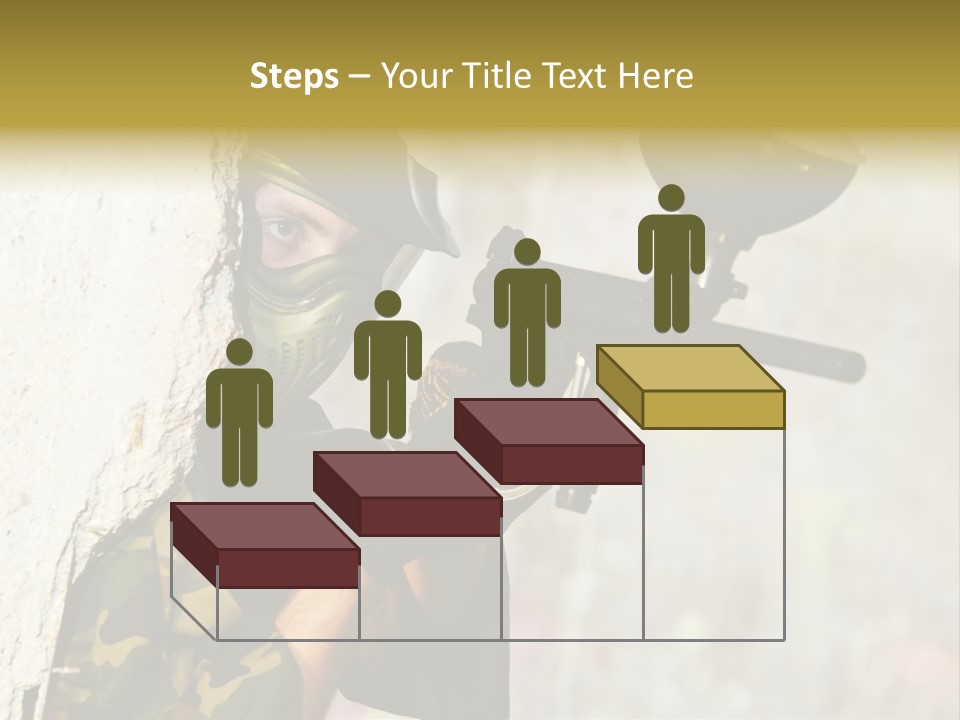 War Soldier Spring PowerPoint Template