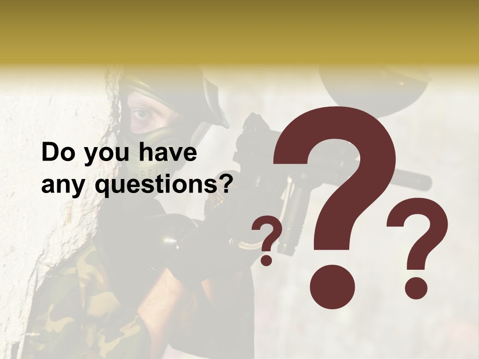 War Soldier Spring PowerPoint Template