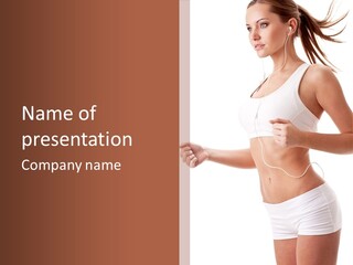 Athletic Active Body PowerPoint Template