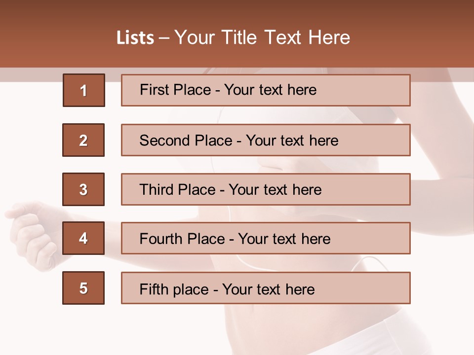 Athletic Active Body PowerPoint Template