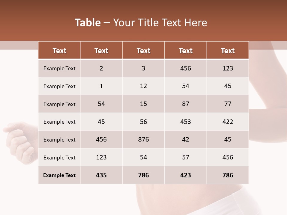 Athletic Active Body PowerPoint Template