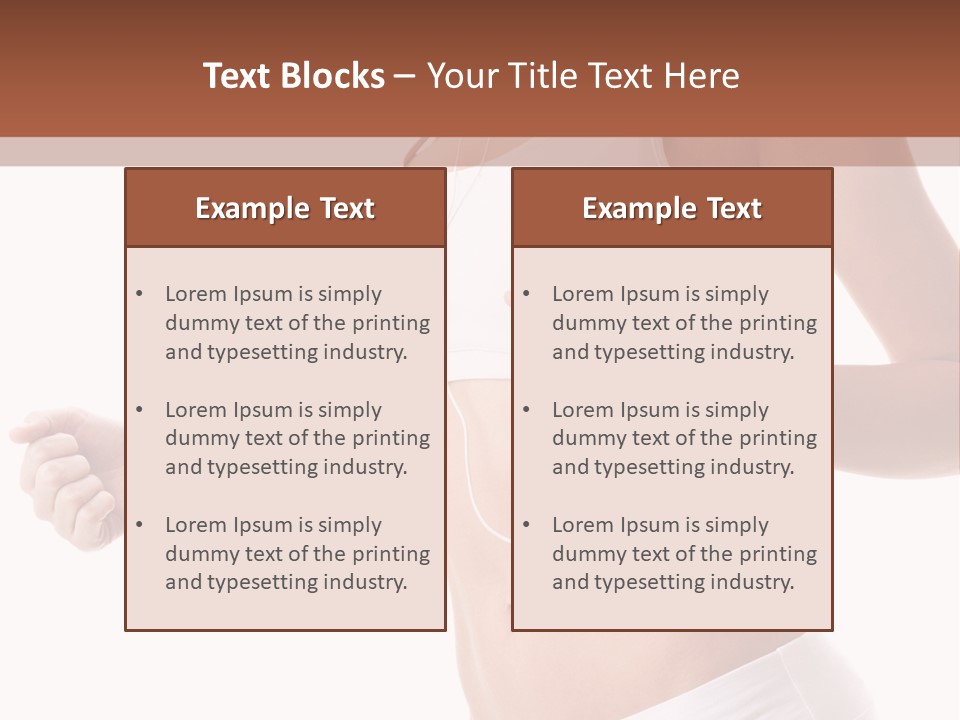 Athletic Active Body PowerPoint Template