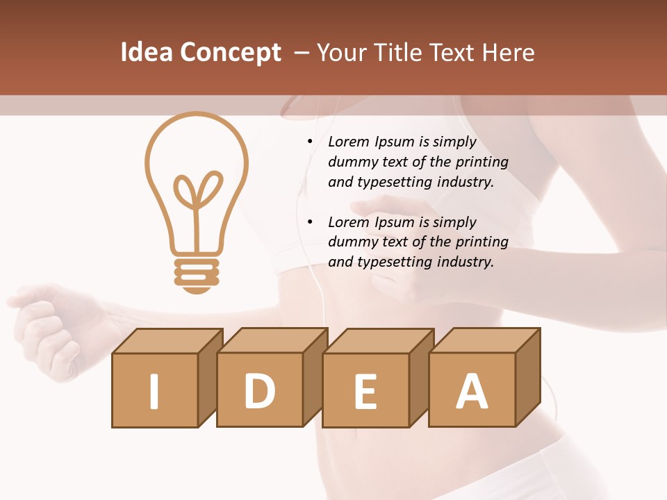 Athletic Active Body PowerPoint Template