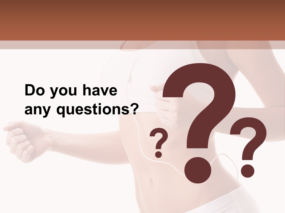 Athletic Active Body PowerPoint Template