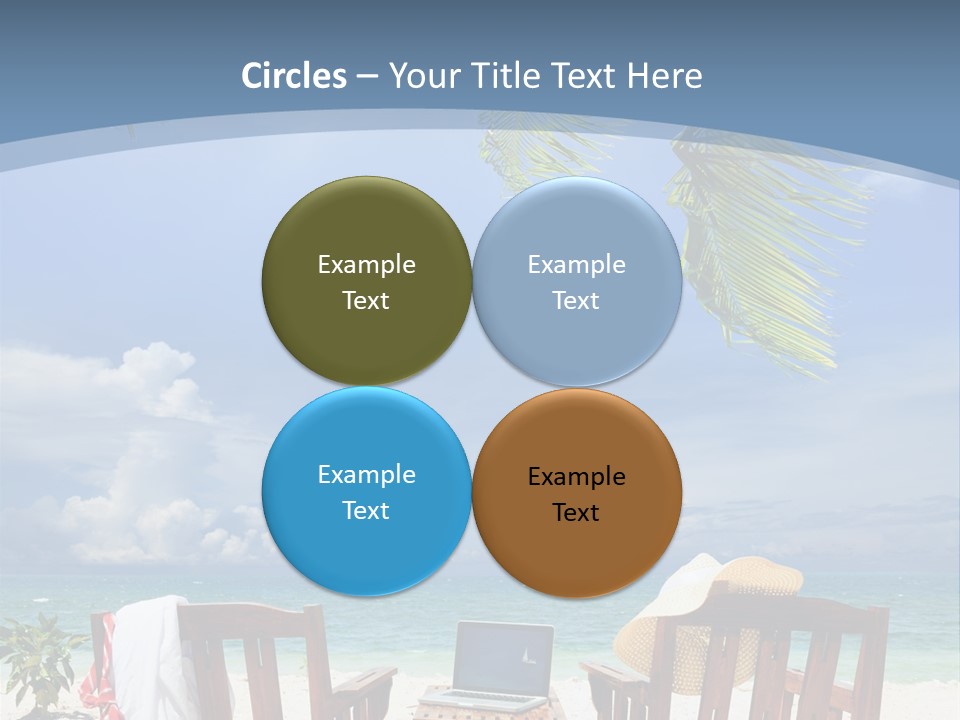 Tropical Portable Paradise PowerPoint Template