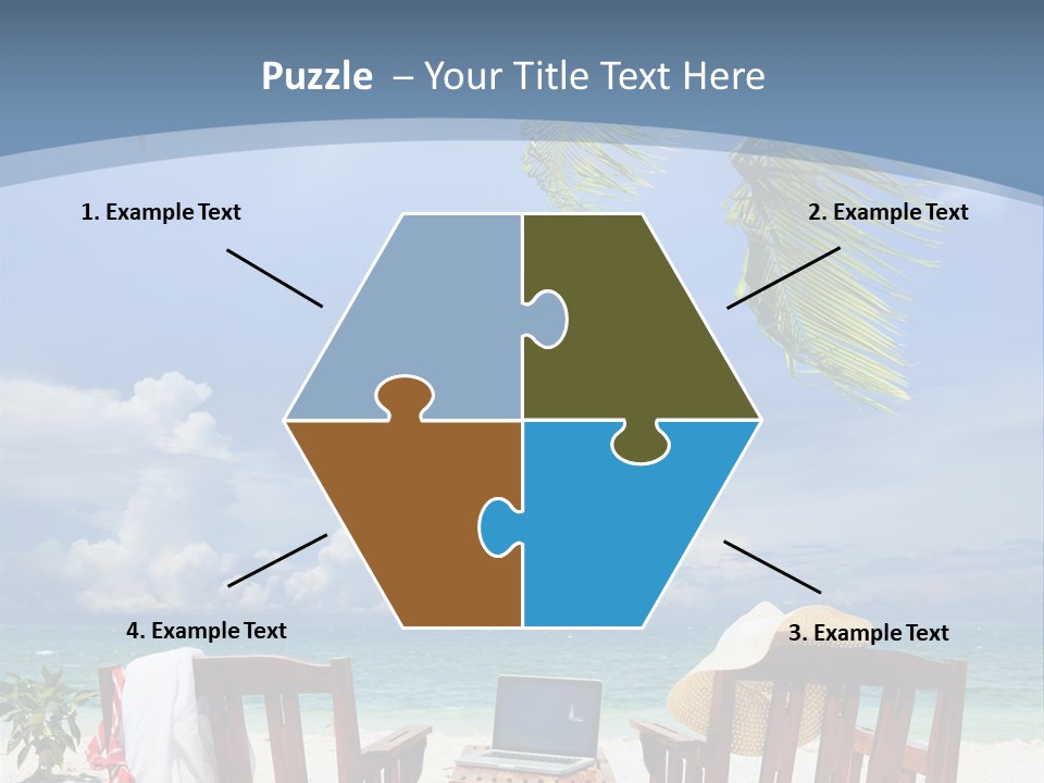 Tropical Portable Paradise PowerPoint Template