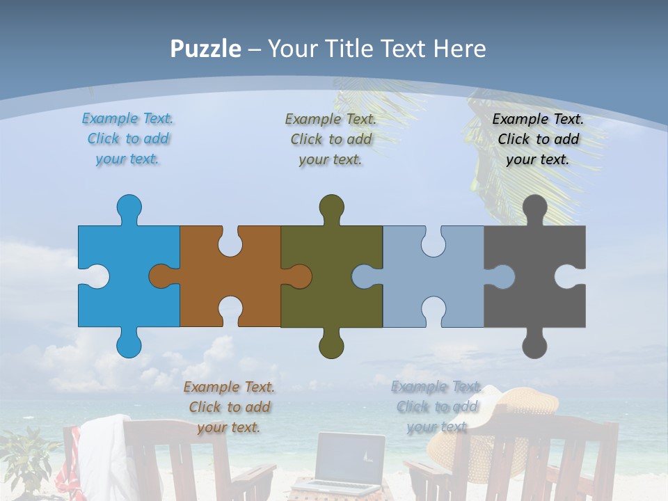 Tropical Portable Paradise PowerPoint Template