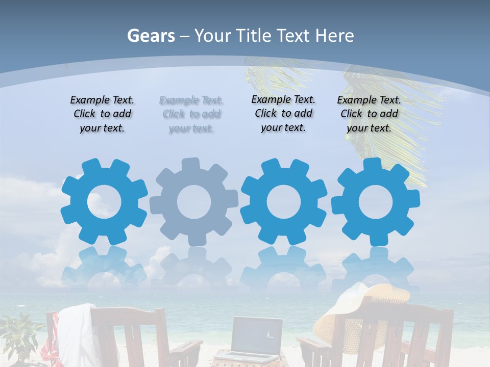 Tropical Portable Paradise PowerPoint Template