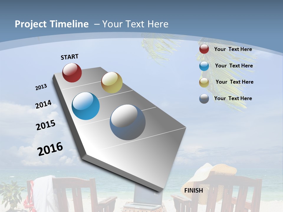 Tropical Portable Paradise PowerPoint Template