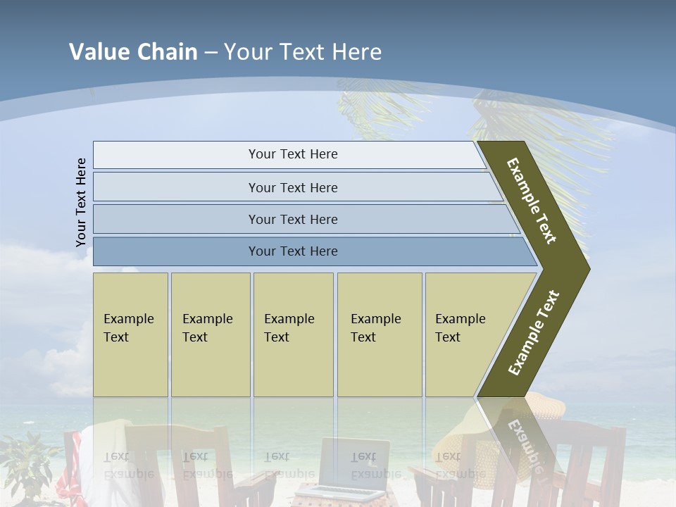 Tropical Portable Paradise PowerPoint Template