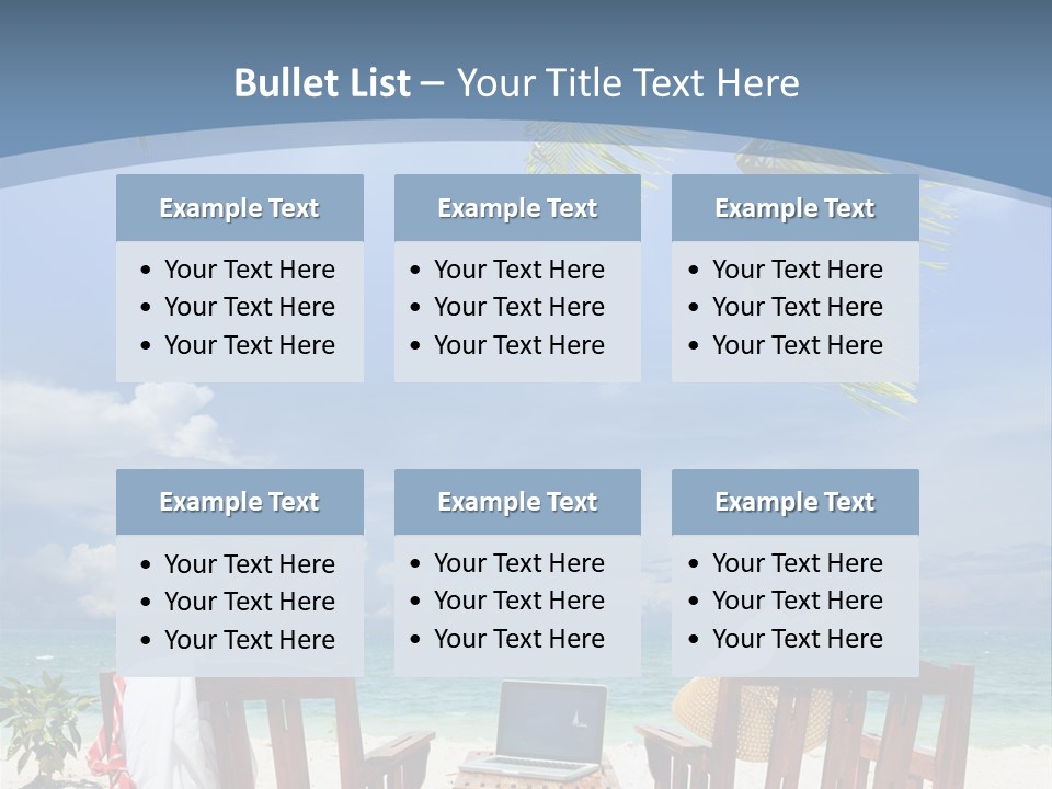 Tropical Portable Paradise PowerPoint Template