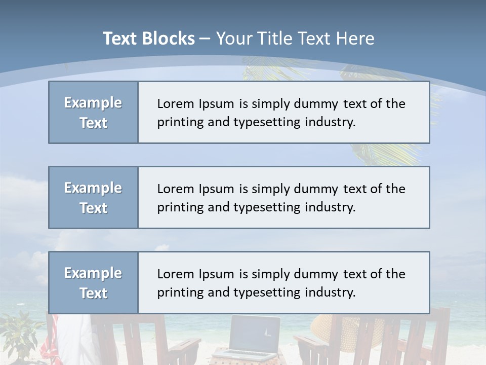 Tropical Portable Paradise PowerPoint Template