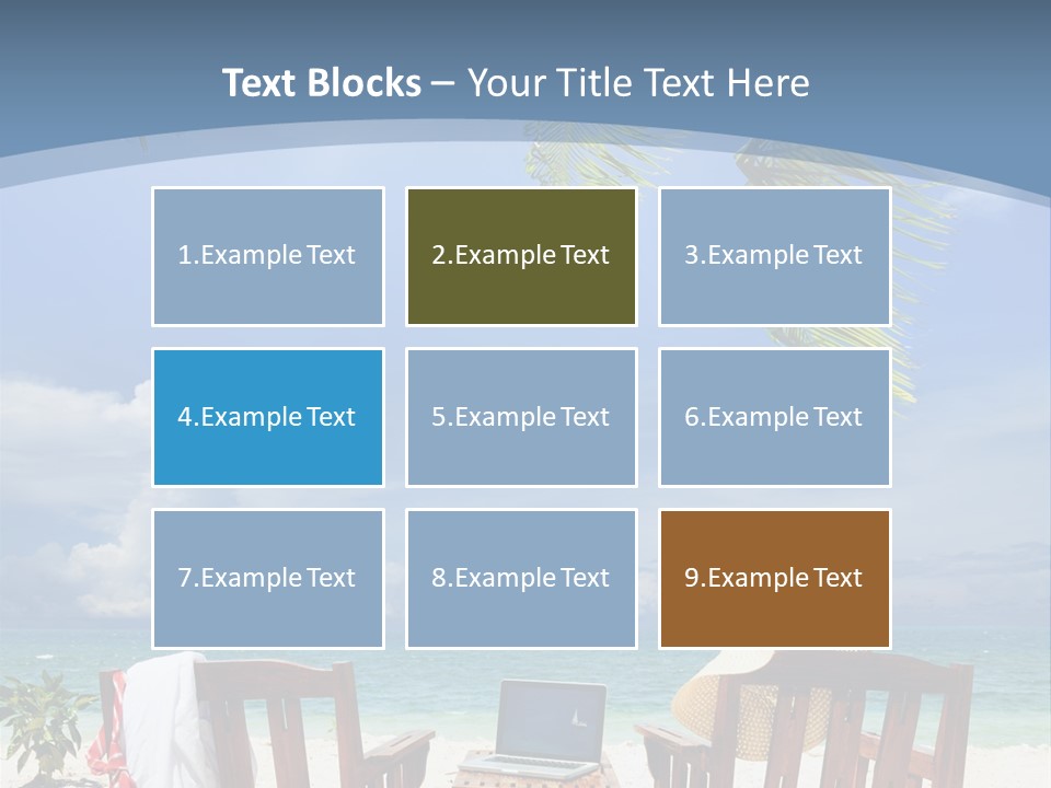 Tropical Portable Paradise PowerPoint Template