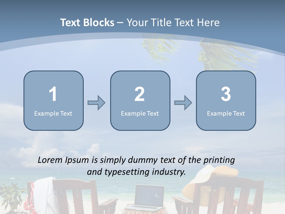 Tropical Portable Paradise PowerPoint Template