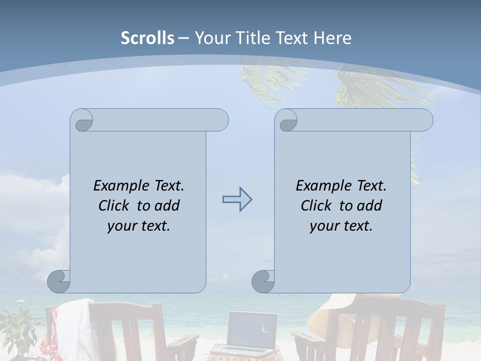 Tropical Portable Paradise PowerPoint Template