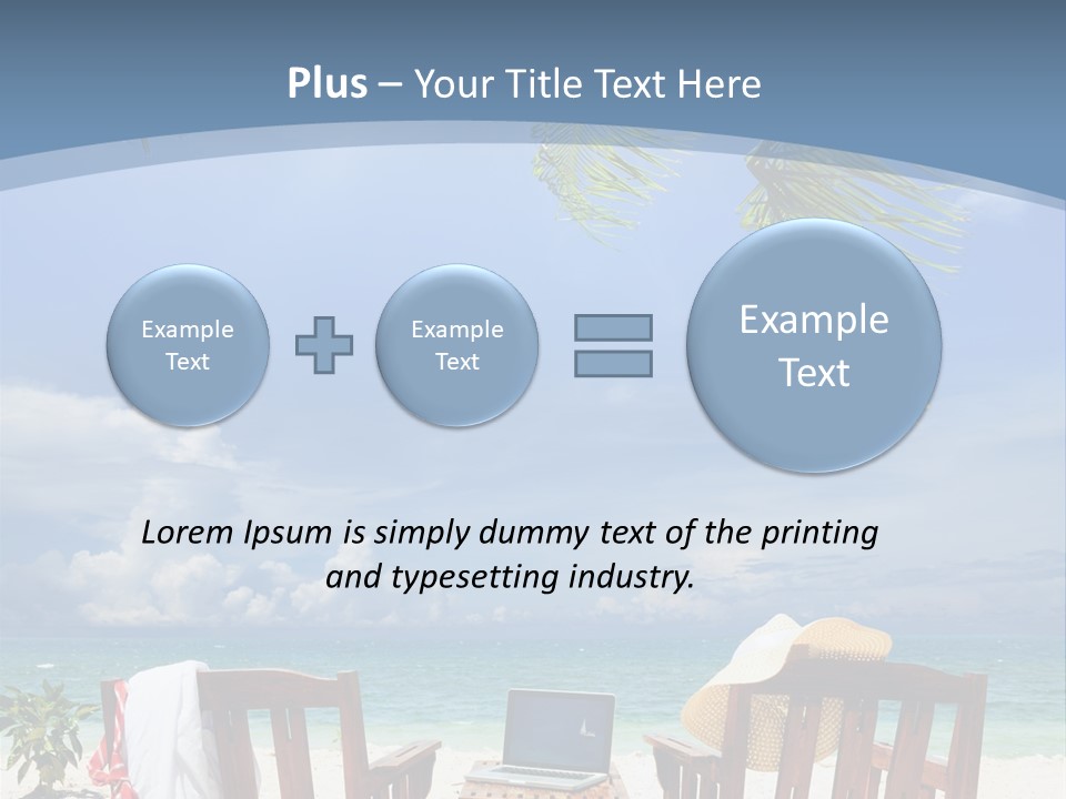 Tropical Portable Paradise PowerPoint Template