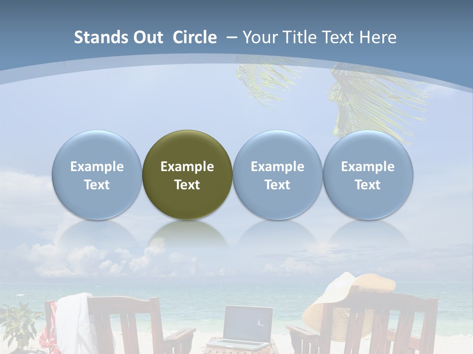 Tropical Portable Paradise PowerPoint Template