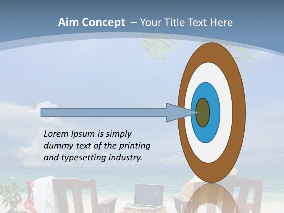 Tropical Portable Paradise PowerPoint Template