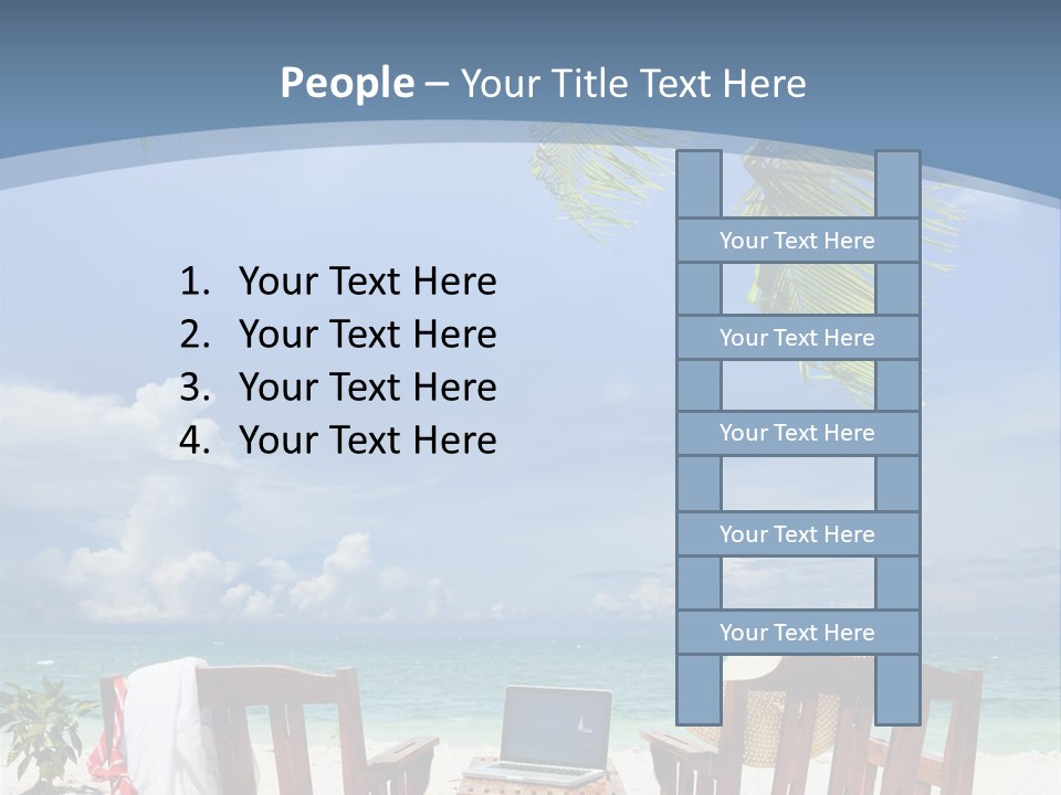 Tropical Portable Paradise PowerPoint Template