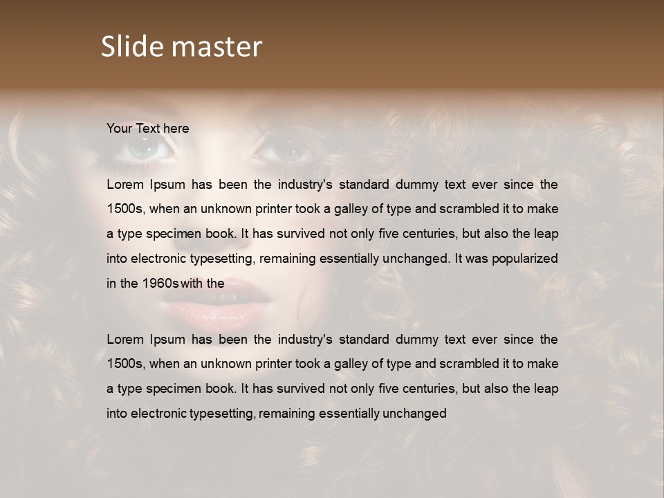 Beauty Attractive White PowerPoint Template