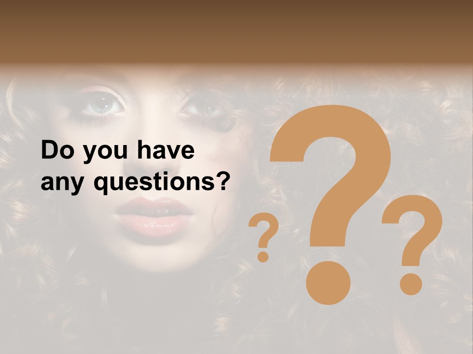 Beauty Attractive White PowerPoint Template