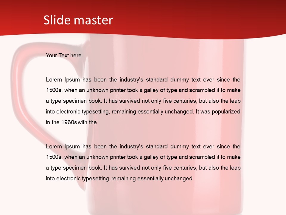 Cookware Ceramic Mug PowerPoint Template