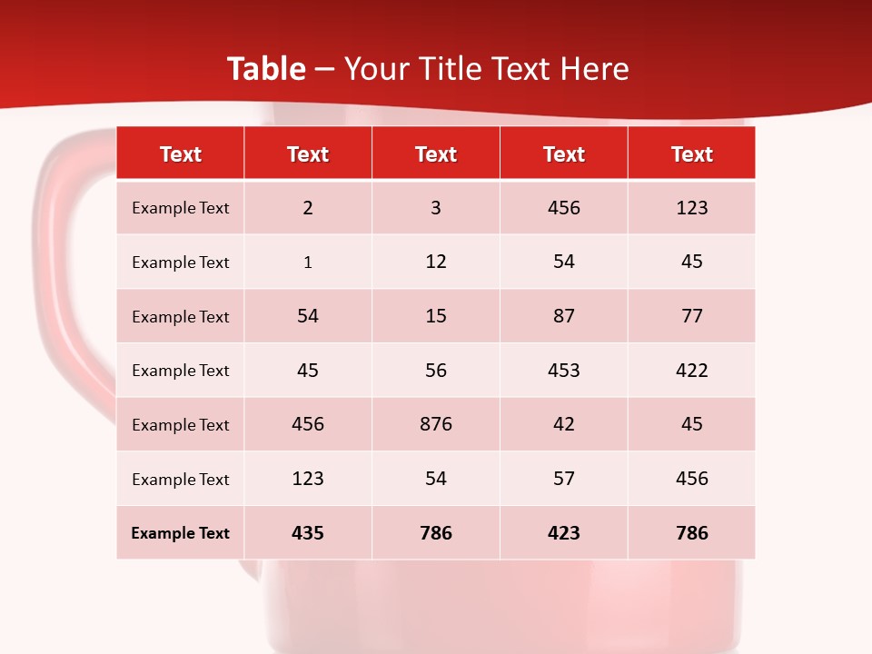 Cookware Ceramic Mug PowerPoint Template