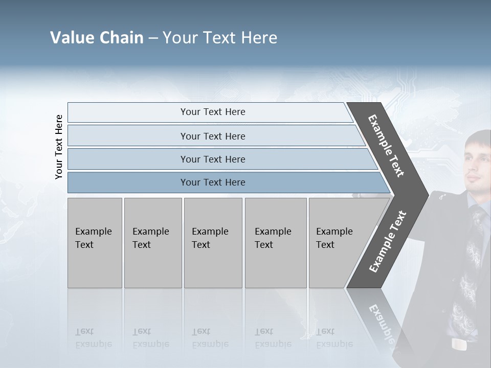 Person Interface Circle PowerPoint Template