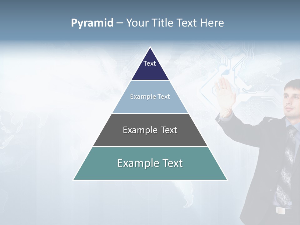 Person Interface Circle PowerPoint Template