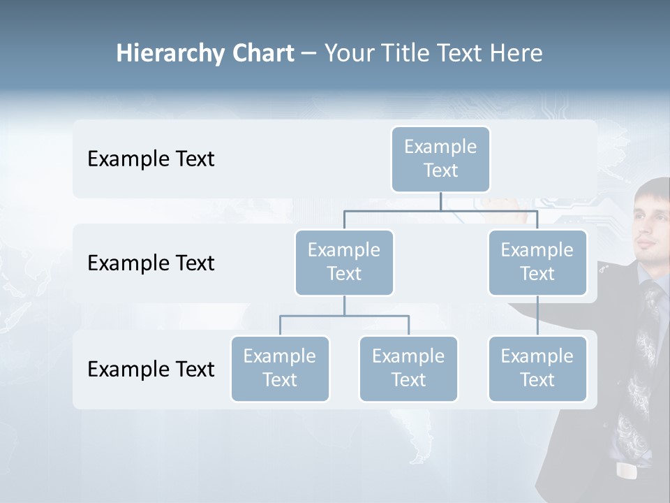 Person Interface Circle PowerPoint Template