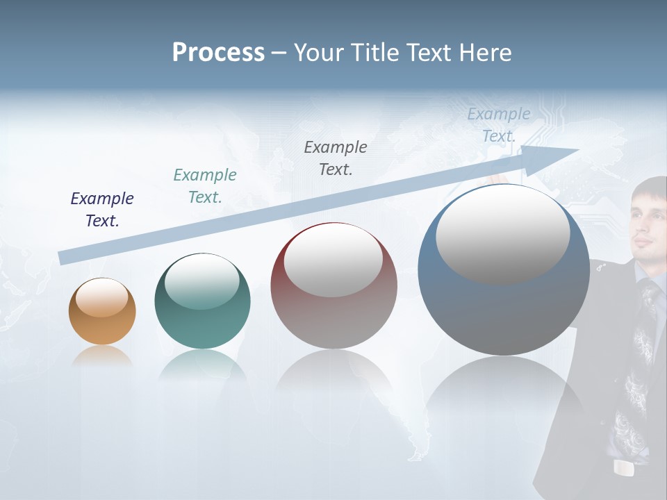 Person Interface Circle PowerPoint Template