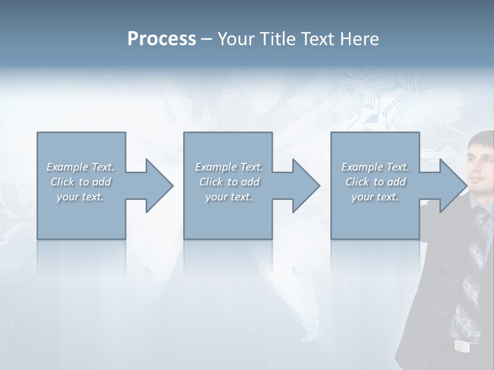Person Interface Circle PowerPoint Template