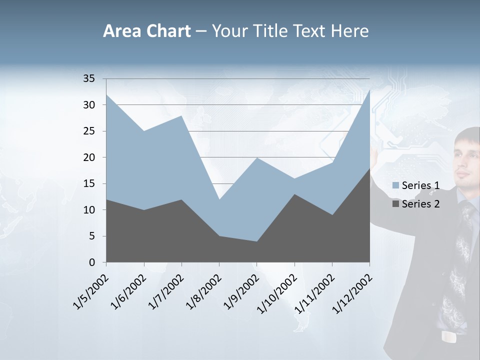 Person Interface Circle PowerPoint Template