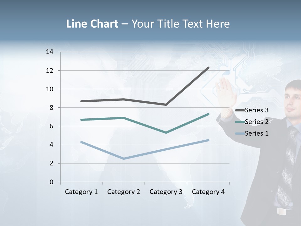 Person Interface Circle PowerPoint Template