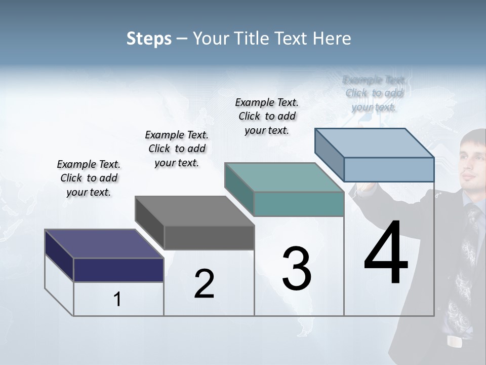 Person Interface Circle PowerPoint Template