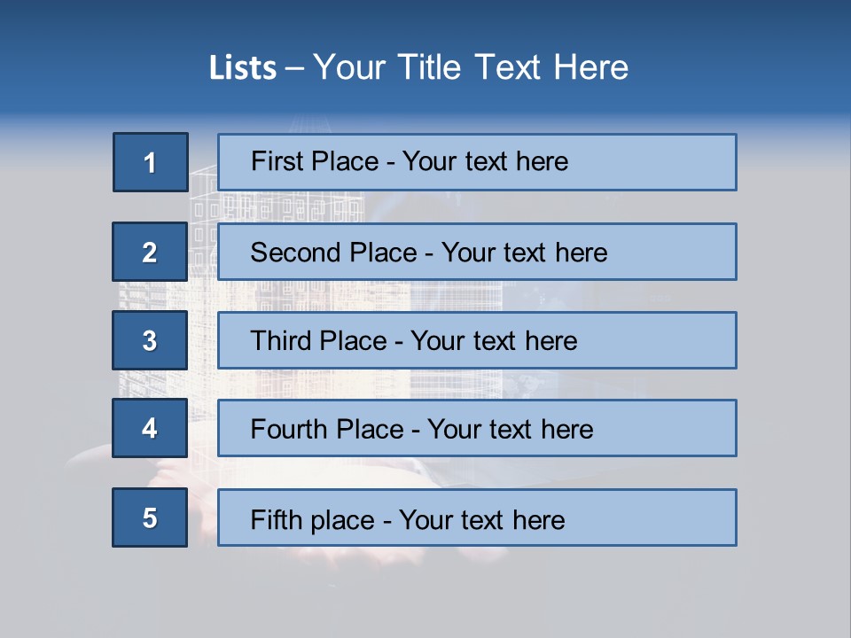 Facade View Architectural PowerPoint Template