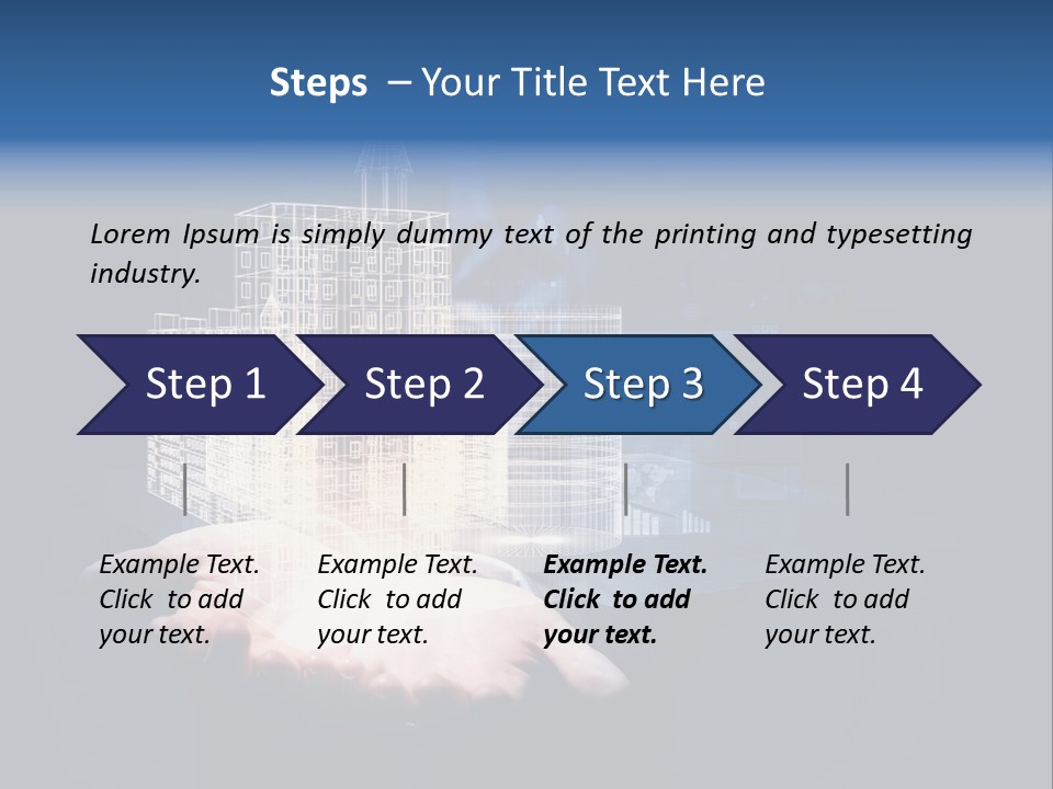 Facade View Architectural PowerPoint Template