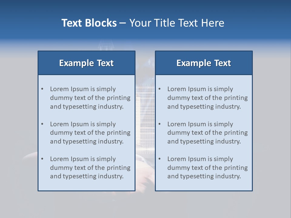 Facade View Architectural PowerPoint Template