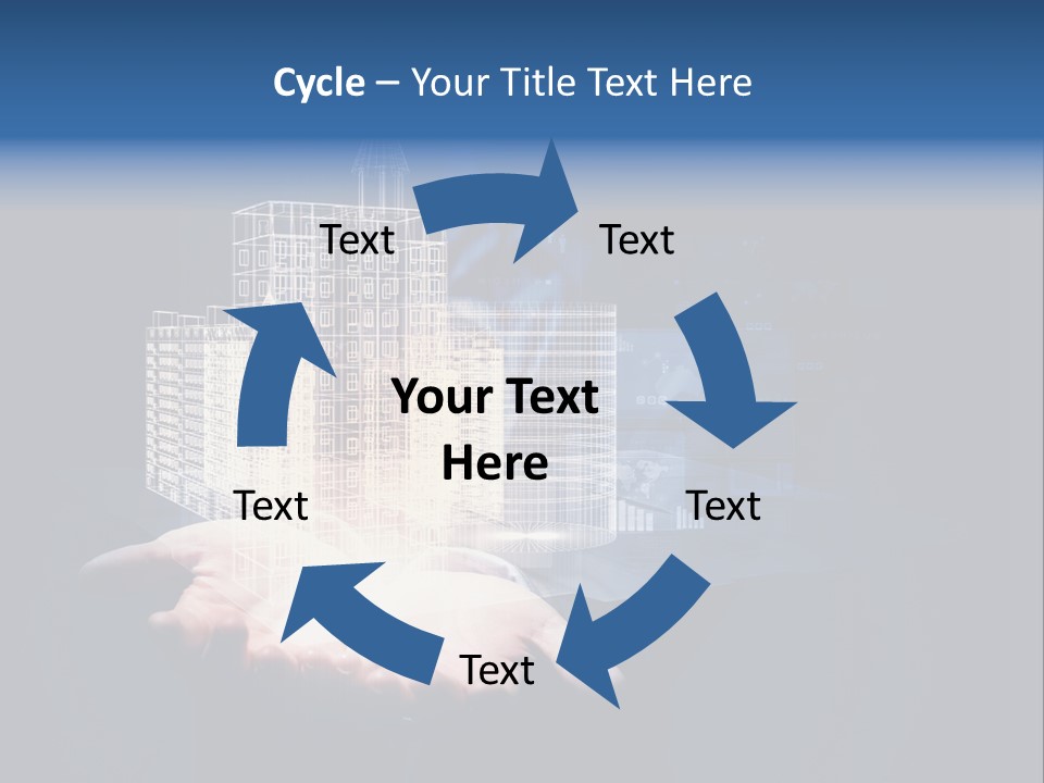 Facade View Architectural PowerPoint Template