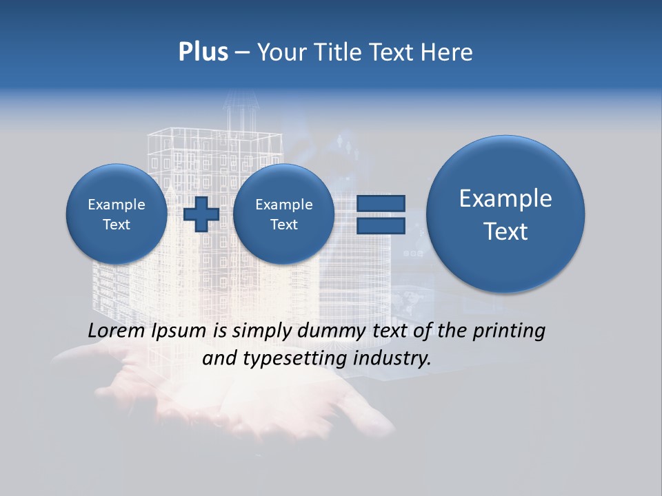 Facade View Architectural PowerPoint Template