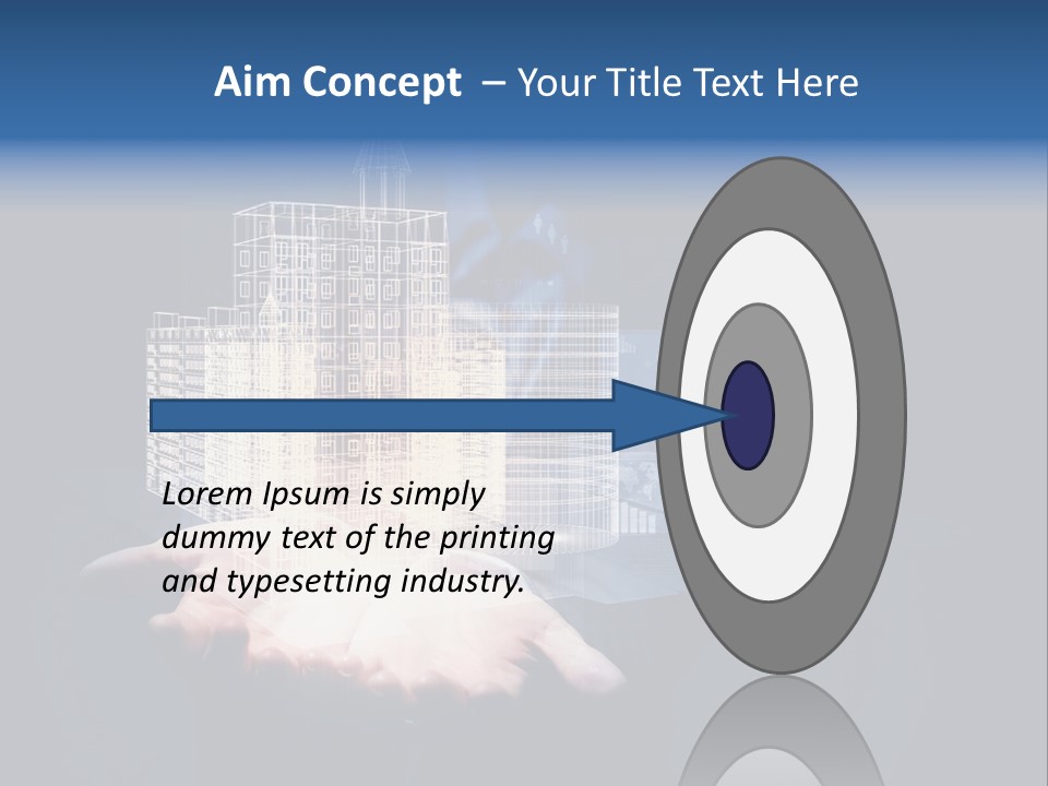 Facade View Architectural PowerPoint Template